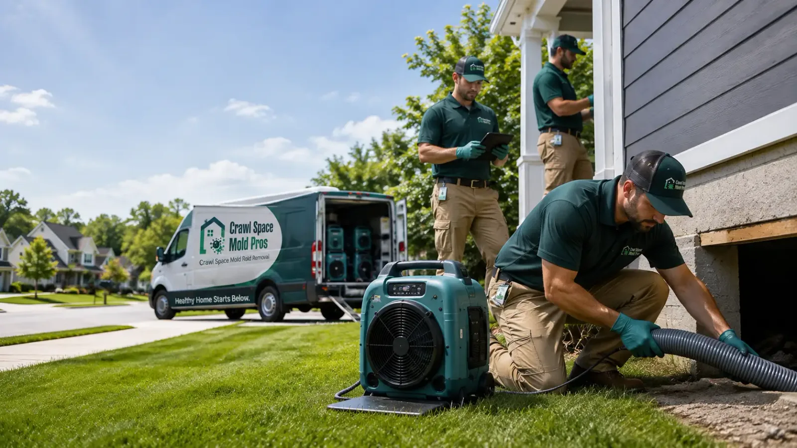 Crawl Space Mold Removal in Forest Lake, MN